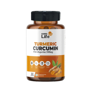 Kapex Life Turmeric Curcumin with Bioperine 500mg – 30 Capsules